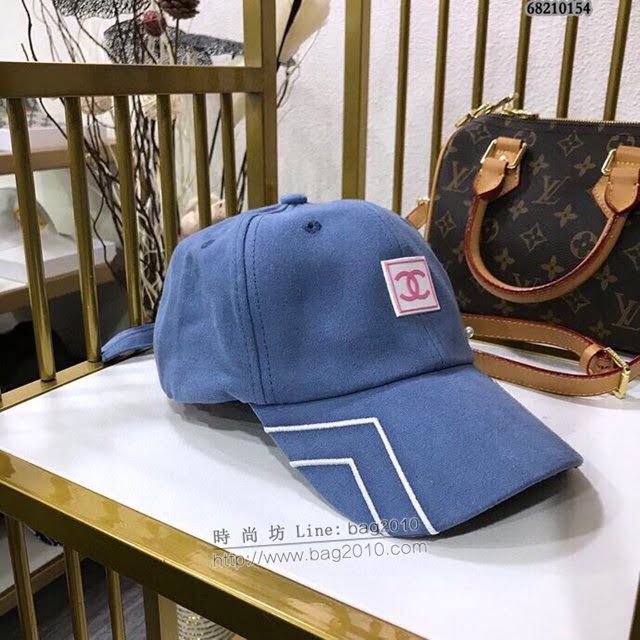 Chanel女士帽子 香奈兒線條珍珠棒球帽鴨舌帽  mm1111